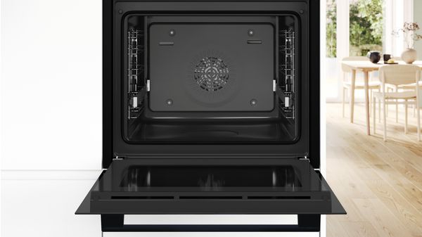 Serie 4 Multifunctionele oven met toegevoegde stoom 60 x 60 cm Zwart HRA4340B1 HRA4340B1-3