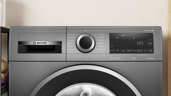 Series 6 Washing machine, front loader 9 kg 1400 rpm WGG244ZCGB WGG244ZCGB-2