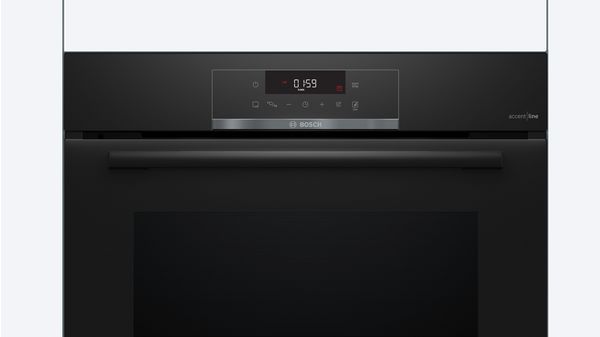 Serie 4 Multifunctionele oven met toegevoegde stoom 60 x 60 cm Zwart HRA4720B0 HRA4720B0-2
