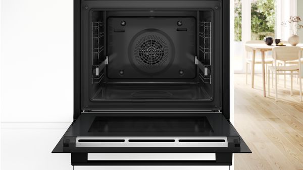 Serie 4 Multifunctionele oven met toegevoegde stoom 60 x 60 cm Zwart HRA4720B0 HRA4720B0-3