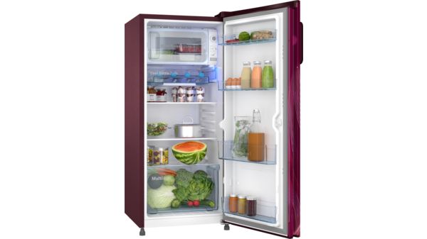 Series 4 free-standing fridge 126.6 x 53.8 cm Red CST20W33NI CST20W33NI-2