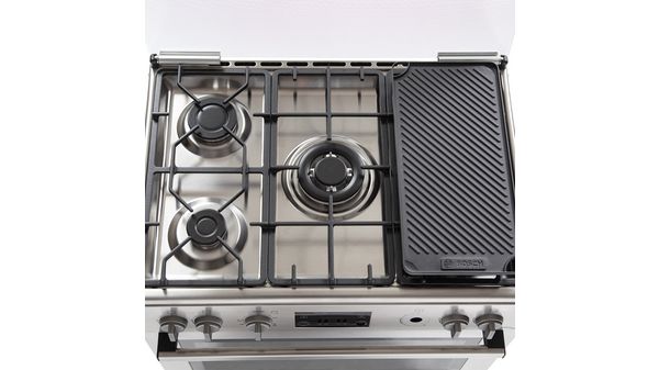 Serie 6 Cocina de gas de libre instalación PRO567 IX Acero inoxidable HSK75I45SE HSK75I45SE-6