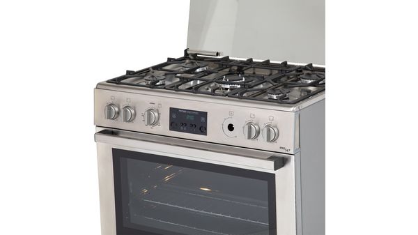 Serie 6 Cocina de gas de libre instalación PRO567 IX Acero inoxidable HSK75I45SE HSK75I45SE-4