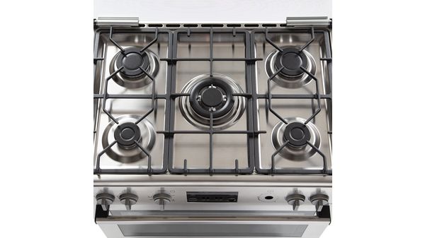 Serie 6 Cocina de gas de libre instalación PRO567 IX Acero inoxidable HSK75I45SE HSK75I45SE-3