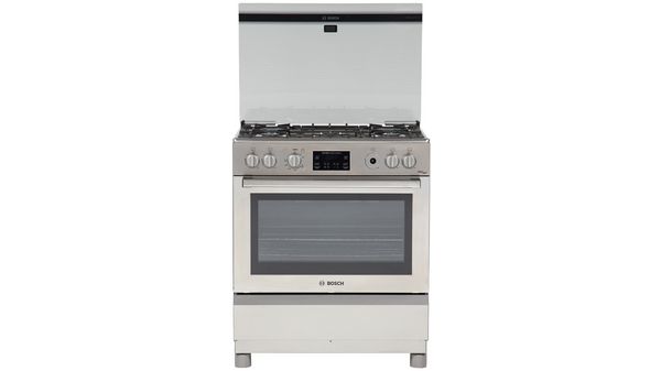 Serie 6 Cocina de gas de libre instalación PRO567 IX Acero inoxidable HSK75I45SE HSK75I45SE-1