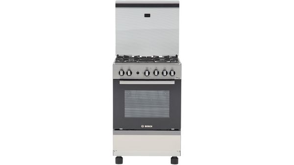 Serie 4 Cocina de gas de libre instalación PRO445-B IX Gris claro HSG45I21SE HSG45I21SE-1
