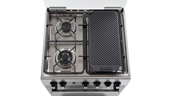Serie 4 Cocina de gas de libre instalación PRO445-B IX Gris claro HSG45I21SE HSG45I21SE-6