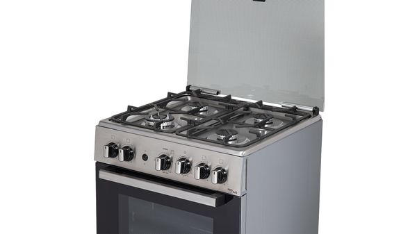 Serie 4 Cocina de gas de libre instalación PRO445-B IX Gris claro HSG45I21SE HSG45I21SE-5