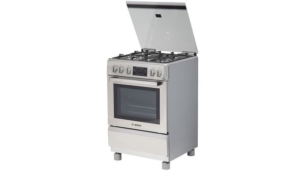 Serie 6 Cocina de gas de libre instalación PRO467 IX Acero inoxidable HSG75I42SE HSG75I42SE-2