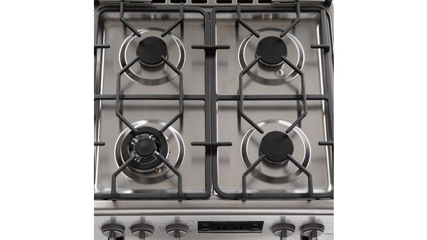 Serie 6 Cocina de gas de libre instalación PRO467 IX Acero inoxidable HSG75I42SE HSG75I42SE-6