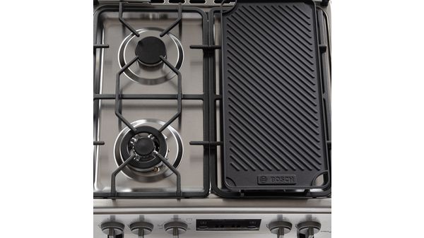 Serie 6 Cocina de gas de libre instalación PRO467 IX Acero inoxidable HSG75I42SE HSG75I42SE-5