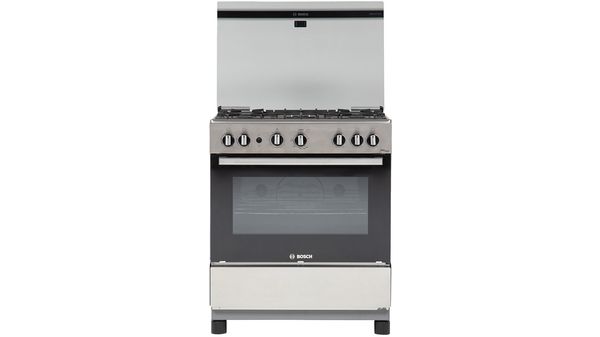 Serie 2 Cocina de gas de libre instalación PRO525-B IX Acero inoxidable HSK45I20SE HSK45I20SE-1