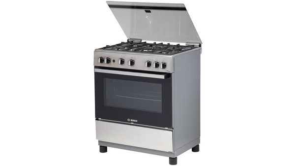 Serie 2 Cocina de gas de libre instalación PRO525-B IX Acero inoxidable HSK45I20SE HSK45I20SE-3