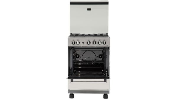 Serie 2 Cocina de gas de libre instalación PRO425 IX Gris claro HSG15I22SE HSG15I22SE-2