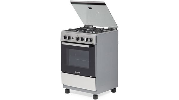 Serie 2 Cocina de gas de libre instalación PRO425 IX Gris claro HSG15I22SE HSG15I22SE-4