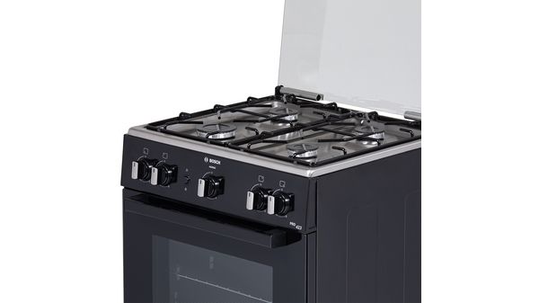 Serie 2 Cocina de gas de libre instalación PRO423 NG Negro HSG18N21SE HSG18N21SE-2
