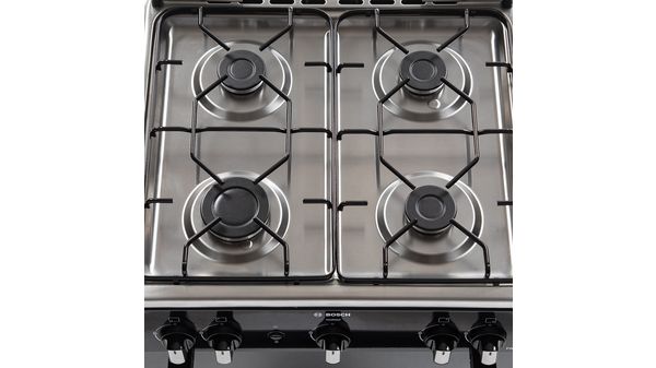 Serie 2 Cocina de gas de libre instalación PRO423 NG Negro HSG18N21SE HSG18N21SE-3