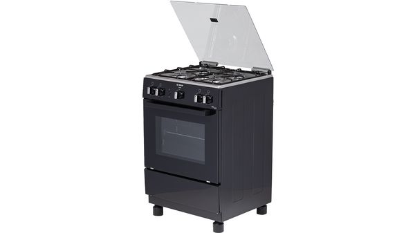Serie 2 Cocina de gas de libre instalación PRO423 NG Negro HSG18N21SE HSG18N21SE-1