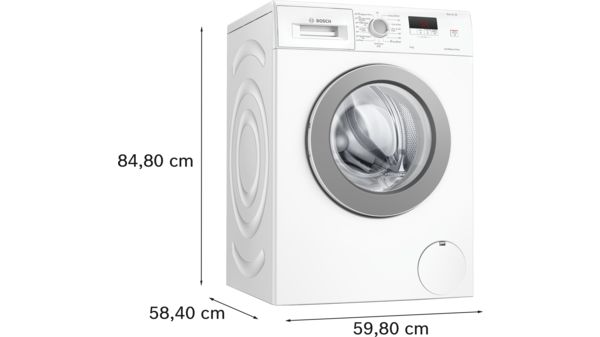 Seria 2 Mașina de spălat rufe cu încarcare frontală 8 kg 1200 rpm WAJ24065BY WAJ24065BY-5