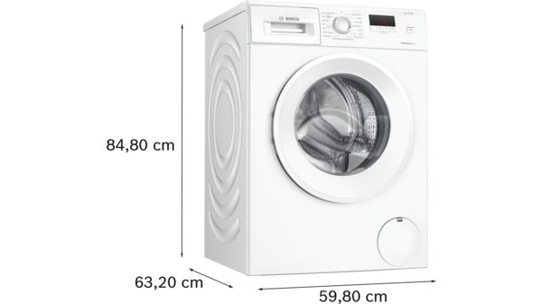Serie 2 Tvättmaskin, frontmatad 8 kg max. 1200 varv/min WGE03200SN WGE03200SN-8
