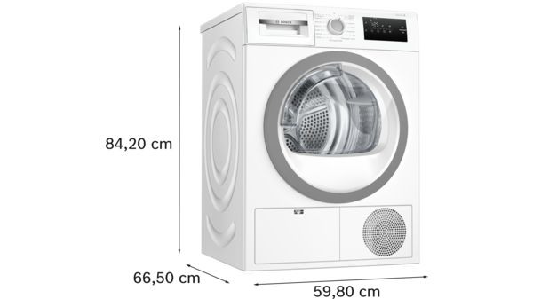 Serie 4 Värmepumpstumlare 8 kg WTH85VS6SN WTH85VS6SN-7