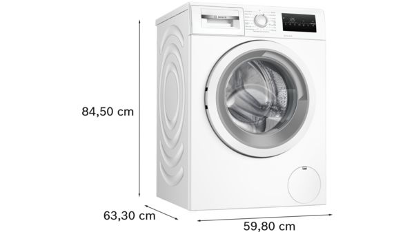 B-vara -Serie 4 Tvättmaskin, frontmatad 8 kg max. 1200 varv/min WAN2421CSNB WAN2421CSNB-7