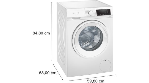 iQ300 Kombineret vask og tør 9/5 kg 1400 omdr./min., Hvid WN34A1V0DN WN34A1V0DN-6