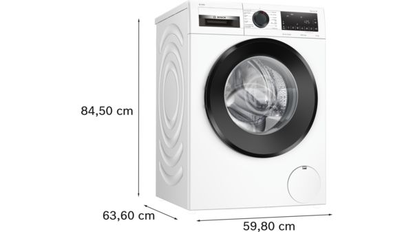 Serie 6 Tvättmaskin, frontmatad 10 kg 1600 v/min WGG256FESN WGG256FESN-2