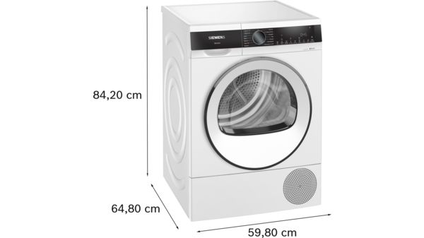 iQ500 Kondenstørretumbler med varmepumpe 9 kg Hvid WQ45G2AIDN WQ45G2AIDN-6