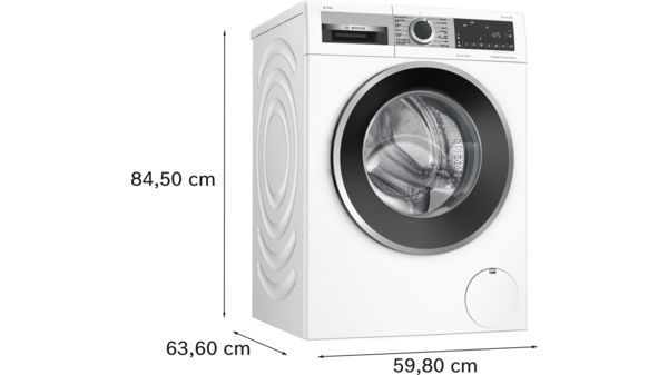 B-vara -Serie 6 Tvättmaskin, frontmatad 9 kg max. 1400 varv/min WGG244FTSNB WGG244FTSNB-8