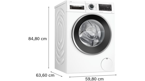 Series 6 washing machine, front loader 9 kg 1400 rpm WGG244A9AU WGG244A9AU-7