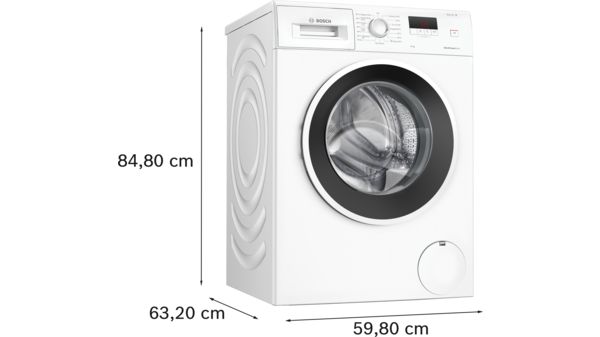 Serie 2 Tvättmaskin, frontmatad 8 kg max. 1400 varv/min WGE03400SN WGE03400SN-8