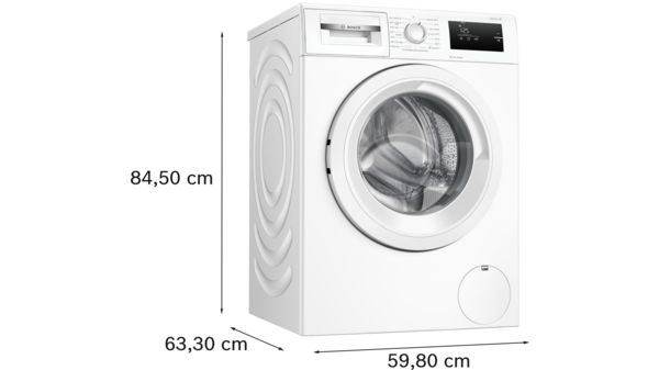 Serie 4 Vaskemaskine 8 kg maks. 1200 omdr./min. WAN2401LSN WAN2401LSN-7
