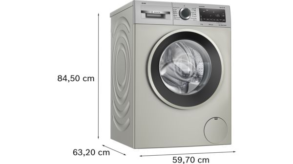 Series 8 washing machine, front loader 11 kg , Silver inox WGA264AXIN WGA264AXIN-6