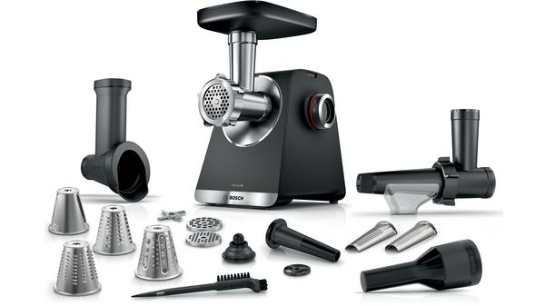 Serie 6 Köttkvarn MultiPower 2100 W Svart, silver metalic MFWS660B MFWS660B-1