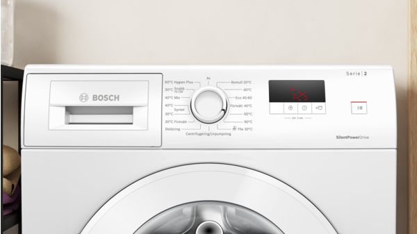 Serie 2 Tvättmaskin, frontmatad 8 kg max. 1200 varv/min WGE03200SN WGE03200SN-2