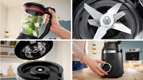 Serie 6 Batidora de vaso alto rendimiento VitaPower 1800 W Negro MMB6652B MMB6652B-8