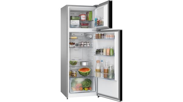 Series 4 free-standing fridge-freezer with freezer at top 168 x 60.5 cm Black CTC29K23NI CTC29K23NI-2