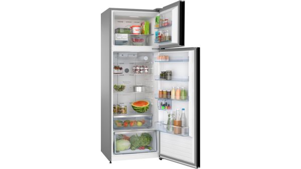 Series 4 free-standing fridge-freezer with freezer at top 187 x 67 cm Black CTC39K22NI CTC39K22NI-2