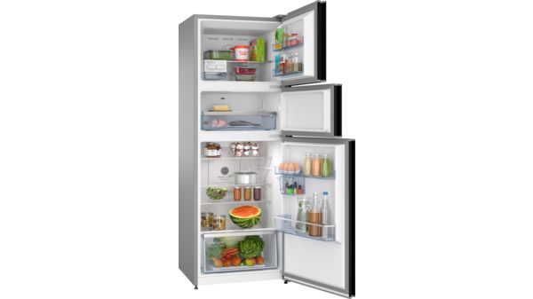 Series 6 free-standing fridge-freezer with freezer at top 187 x 67 cm Black CMC36K23NI CMC36K23NI-2