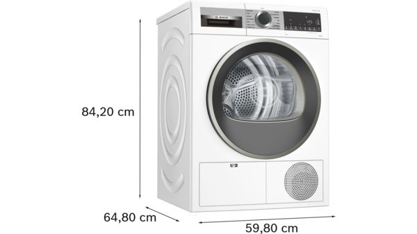 Serie 4 Isı Pompalı Kurutma Makinesi 10 kg WQG25100TR WQG25100TR-5