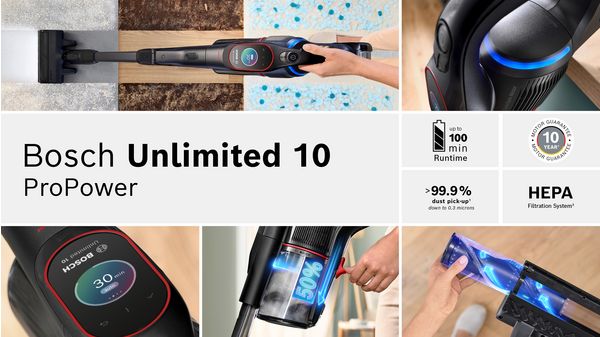 Aspiradora sin cable Unlimited 10 ProPower Negro BCS1051POW BCS1051POW-20