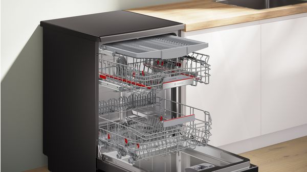 Series 6 free-standing dishwasher 60 cm Brushed black steel anti-fingerprint SMS6ECC51E SMS6ECC51E-6