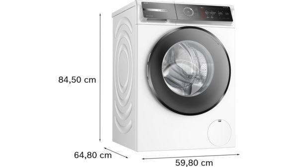 Serie 8 Vaskemaskine 10 kg maks. 1400 omdr./min. WGB254A0SN WGB254A0SN-5
