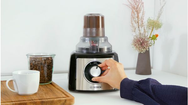 Procesador de alimentos MultiTalent 3 Plus 900 W Negro, Acero inoxidable MCM3PM386 MCM3PM386-7