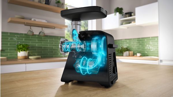 Serie 6 Köttkvarn MultiPower 2100 W Svart, silver metalic MFWS660B MFWS660B-5