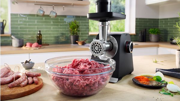 Serie 6 Köttkvarn MultiPower 2100 W Svart, silver metalic MFWS660B MFWS660B-8