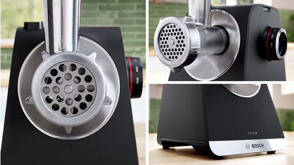 Serie 6 Köttkvarn MultiPower 2100 W Svart, silver metalic MFWS660B MFWS660B-18