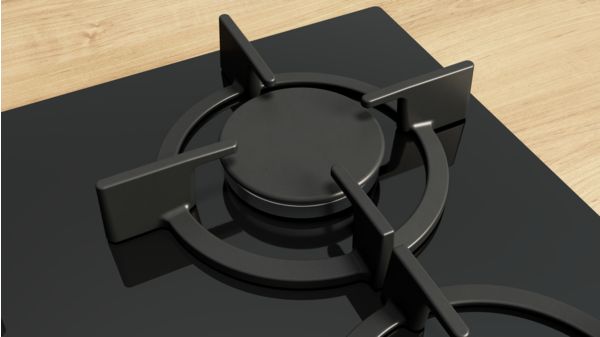 Serie 6 Placa de gas 60 cm Vidrio templado, Negro PPP6A6I10 PPP6A6I10-5
