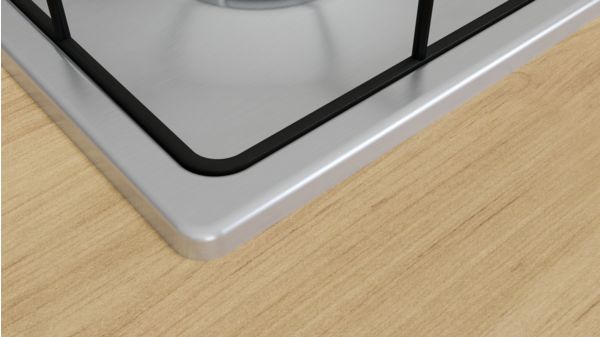 Serie 2 Placa de gas 60 cm Acero inoxidable PBP6B5K80 PBP6B5K80-3